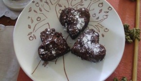 Heart Shapes Brownies for Valentine's Day | Ruby Skye PI