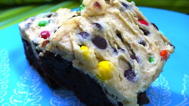 Cookie Dough Brownies Recipe | Ruby Skye PI